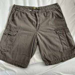 Lee Dungarees Grey Cargo Shorts